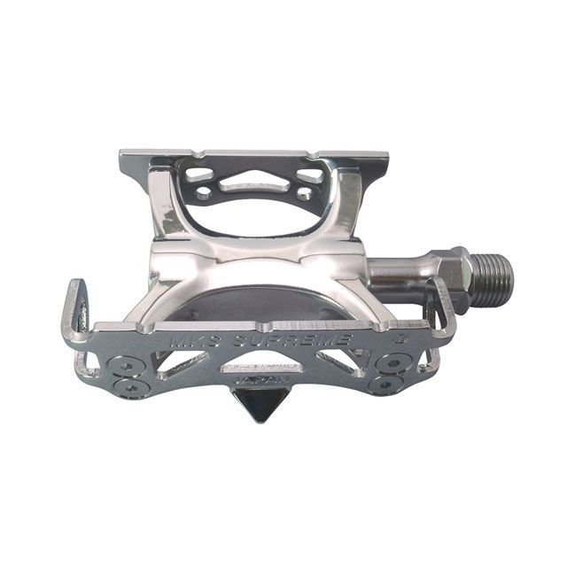 三ヶ島（自転車） ペダル（SUPREME）左右ペア 9/16芯（シルバー） MKS