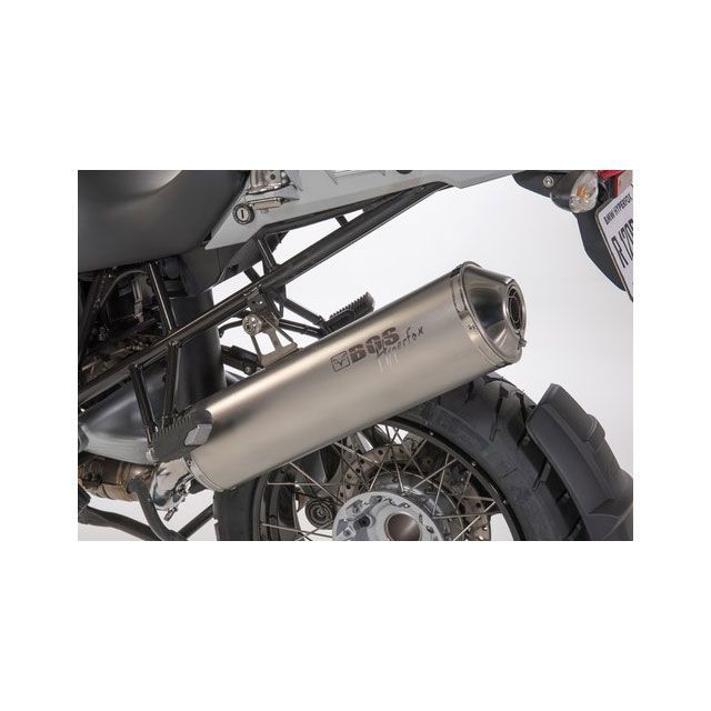 ボス R 1200 RT/ST エキゾースト オーバル 120S ステンレスマット-スリップオン（EU圏公道走行認可eマーク付） BOS