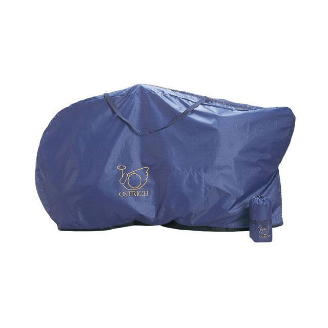 オーストリッチ（自転車） 輪行（超速FIVE 輪行袋） 前輪のみ外して収納（ネイビーブルー） OSTRICH