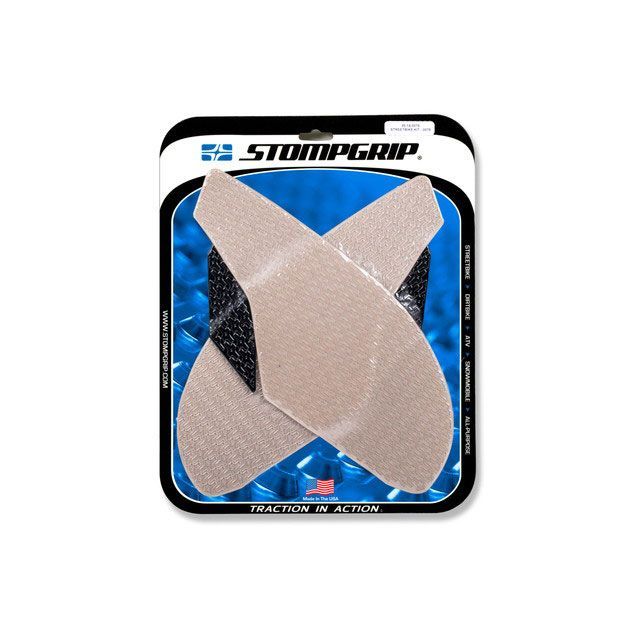ストンプグリップ トラクションパッドタンクキット クリア VOLCANO Ninja250/300 13-17 55-10-0043C | STOMPGRIP(ストンプグリップ) トラクションパッド タンク