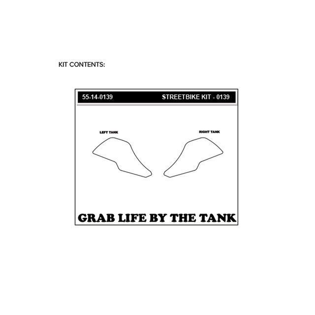 ストンプグリップ トラクションパッド タンクキット ICON（クリア） STOMP GRIP バイクの通販は