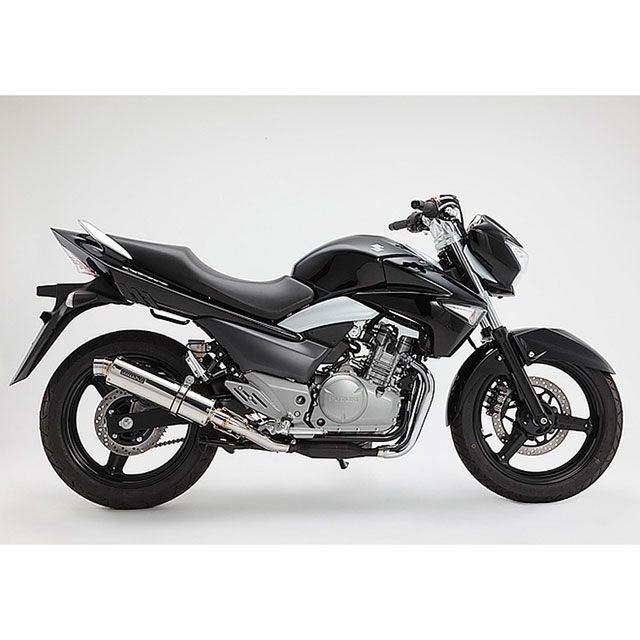 BMS GSR250 R-EVO・S（シングル） スリップオン サイレンサー ステンレスポリッシュ BMS RACING FACTORY