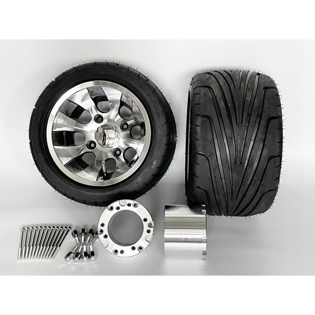 メーカー直送】スパンキーズ ジャイロ用10インチ ツートン アルミ