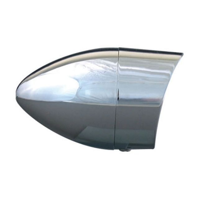 クリエイティブ・ファクトリー ポッシュ ハーレー ブリムタイプウインカー（クロームメッキボディー） 1ペア 取付ネジ径 M10 レンズカラー クリア…の通販は 6,922円