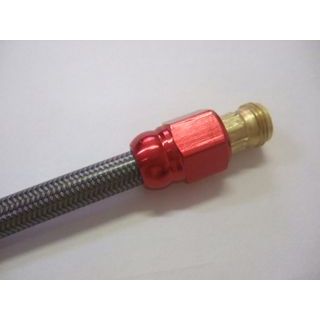 アルキャンハンズ 汎用 ヴィーナスラインクリアメッシュホース サイズ 500mm カラー アルミレッド ALCANhands バイクの通販は