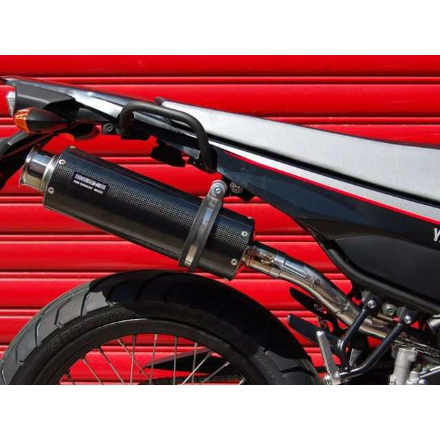 ビームス XT250X SS300 アップタイプ スリップオンマフラー サイレンサー カーボン BEAMS バイク