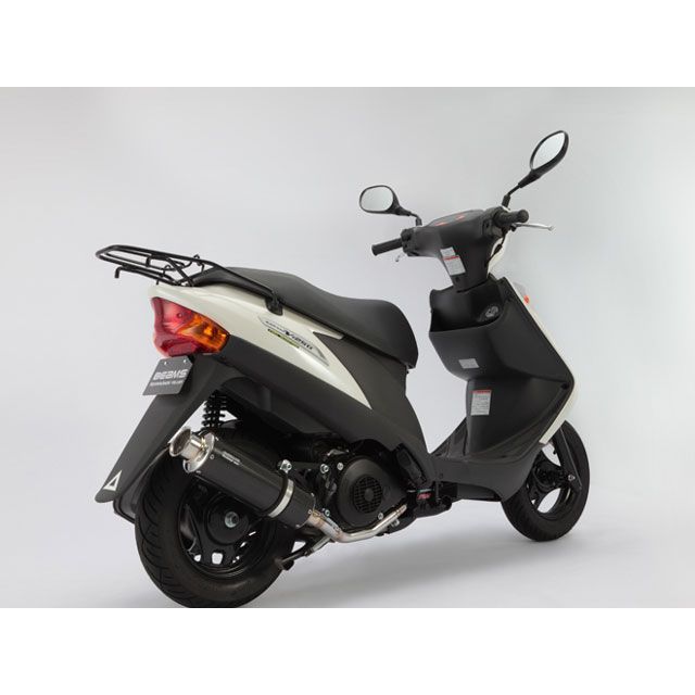 ビームス ADDRESS V 125 SS300 マフラー サイレンサー カーボン