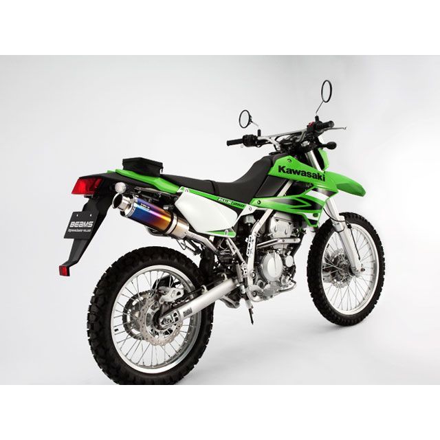 ビームス KLX250 SS300 アップタイプ スリップオンマフラー サイレンサー チタン BEAMS バイクの通販は