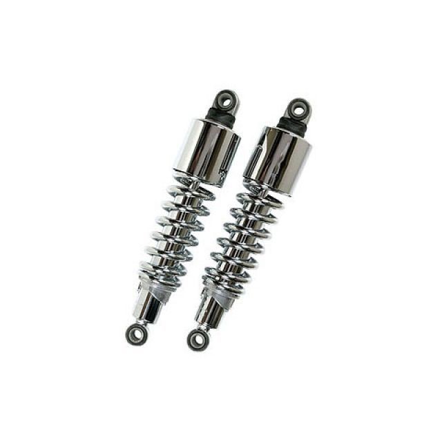 アイコン ER-5/ER500 アイコンサスペンション（メッキボディ/メッキスプリング） 上部にカバーあり IKON バイクの通販は