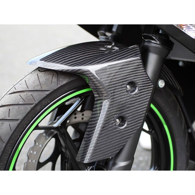 マジカルレーシング Ninja 250 Z250 フロントフェンダー フォークガード一体式 材質 FRP製・白 Magical Racing