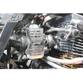 ACP CBR400F CBR400F用 ロゴ入りメッキキャブレターサイドカバー ACP