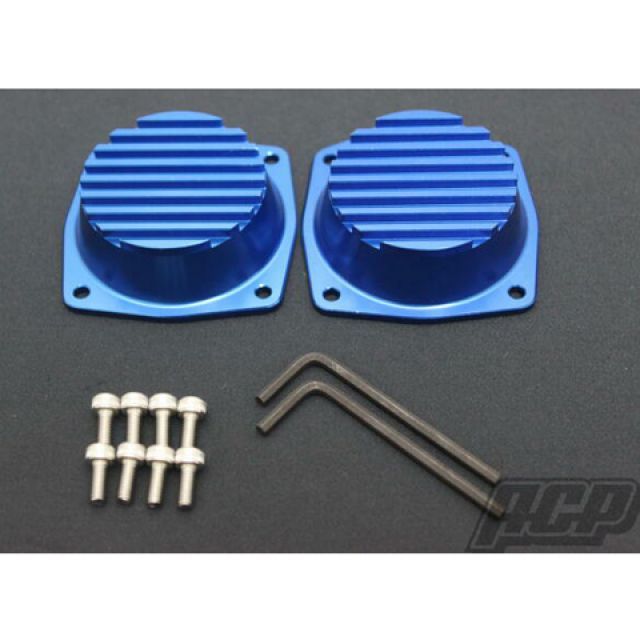 ACP CBX400F ビレット キャブレタートップ カバー 2個1セット カラー ブルー ACP