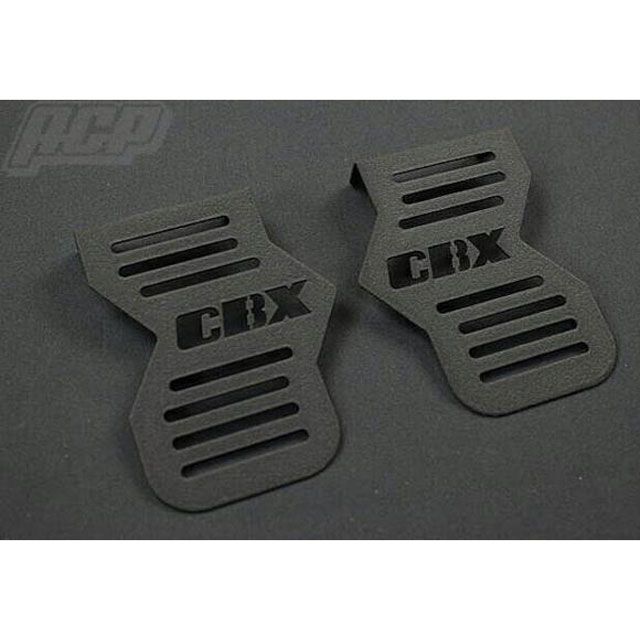 ACP CBX400F/F2/550F CBX400F ロゴ入り チヂミ塗装 キャブサイドカバー カラー 黒 ACP