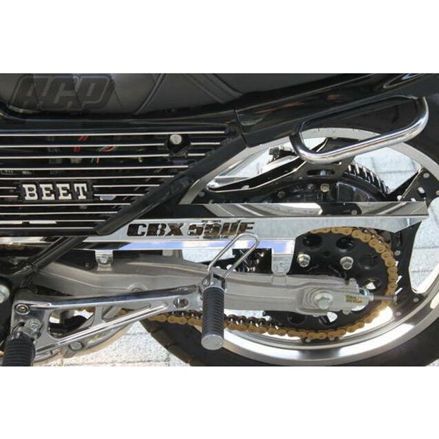 ACP CBX550F CBX550F用 ロゴ入り メッキチェーンケース ACP