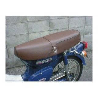 東京堂目白店 カブ50・90・リトルカブWシート （ヘッドライト形状：丸目） カラー NEWブラウン 付属品 ヒンジ付き tokyodo