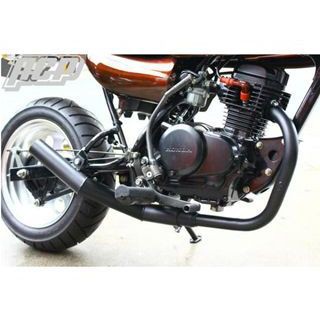 ACP エイプ50 エイプ50用 エルサウンドショート管 カラー ブラック ACP バイクの通販は