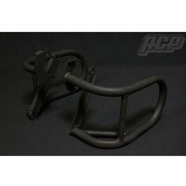 ACP ゼファー400 ゼファー400X ゼファー400/X用 チヂミ塗装 エンジンガード カラー 黒 ACP バイクの通販は