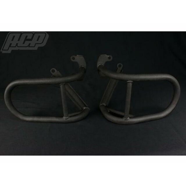 ACP ゼファー400 ゼファー400X ゼファー400/X用 チヂミ塗装 エンジンガード カラー 黒 ACP バイクの通販は