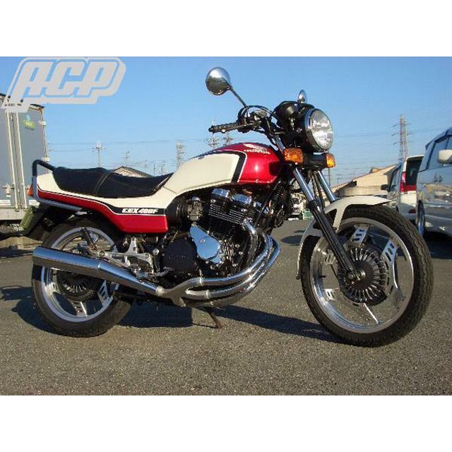 ACP CBX400F用 1型 ラインステッカー カラー 赤/白タイプ ACP 日用品の 
