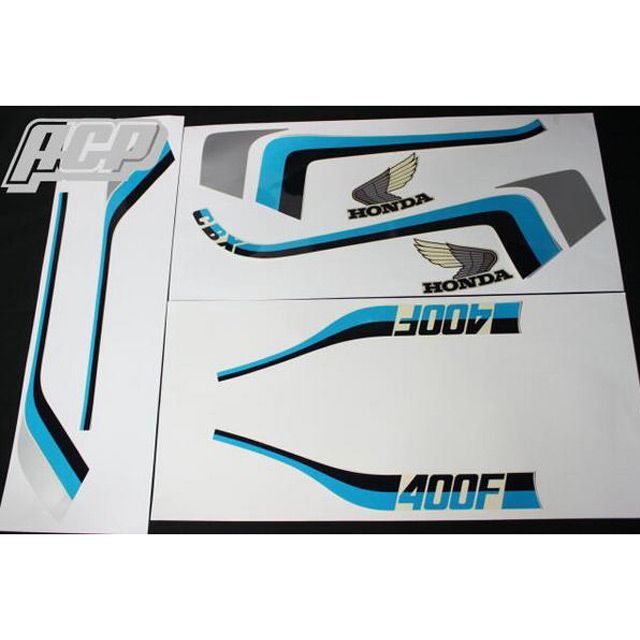 ACP CBX550F タイプ ラインステッカー カラー 青/白 ACP