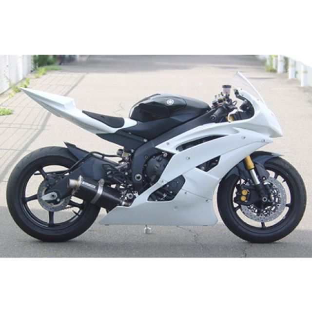 スーパーバイク YZF-R6 07-08 YZF-R6 スリップオンマフラー（カーボン/チタン） SuperBike バイク