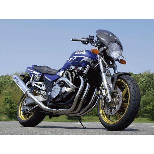 オーバーレーシング XJR1300 SESMIC-3 マフラー ステンアルミ OVER