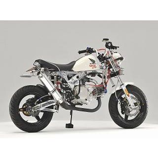 オーバーレーシング MONKEY レーシングダウンマフラー ブラック（スチールEXP） OVER RACING_2
