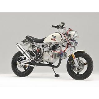 オーバーレーシング MONKEY レーシングダウンマフラー ブラック（スチールEXP） OVER RACING_3