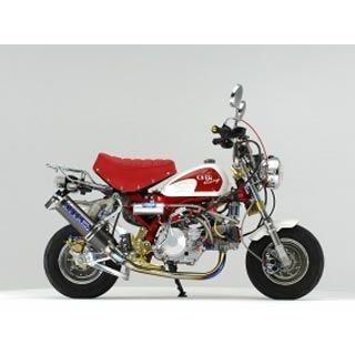 オーバーレーシング MONKEY チタンカーボンマフラー ポリッシュブルー OVER RACING