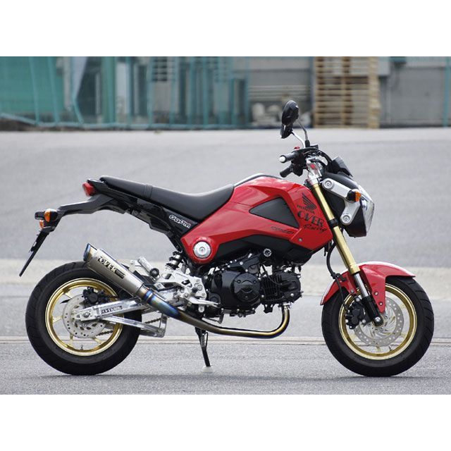 オーバーレーシング GROM GP-PERFORMANCE RS-R フルチタンマフラー OVER RACING