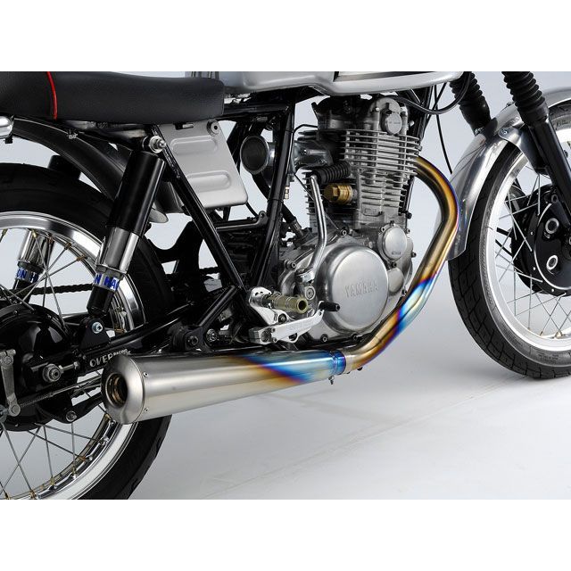 オーバーレーシング SR400/500 チタンメガホンマフラー MANXタイプ