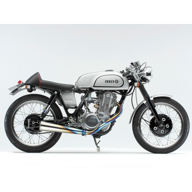 オーバーレーシング SR400/500 チタンメガホンマフラー MANX