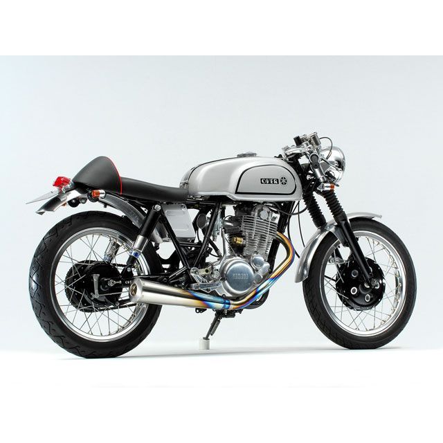 オーバーレーシング SR400/500 チタンメガホンマフラー MANXタイプ OVER RACING_4