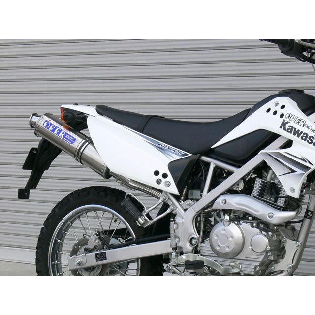 オーバーレーシング D-TRACKER125 KLX125 ステンチタンマフラー OVER