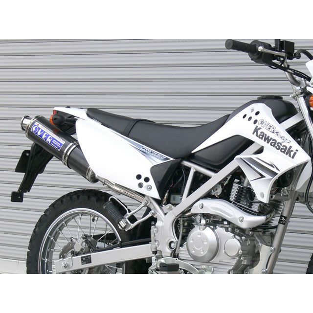 オーバーレーシング D-TRACKER125 KLX125 ステンカーボンマフラー OVER