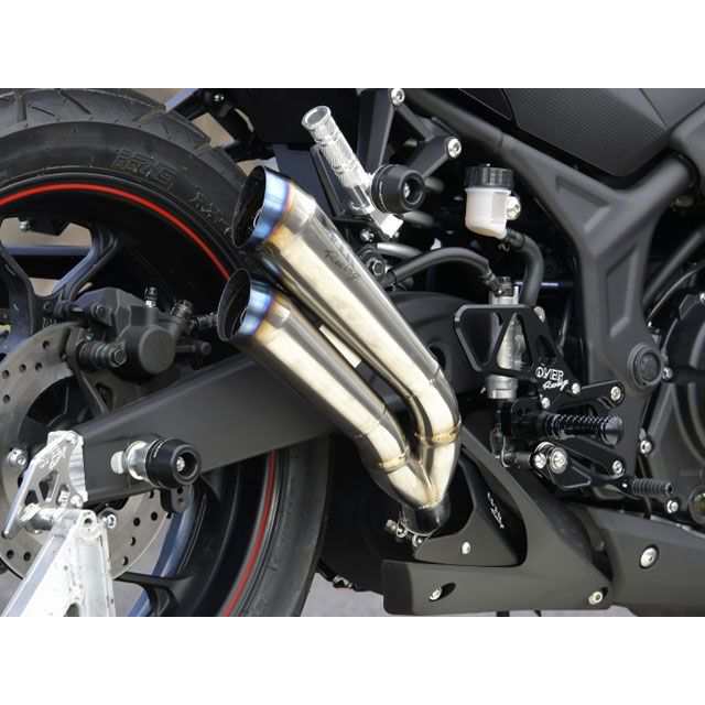 オーバーレーシング YZF-R25/MT-25 ツインチタンメガホン スリップオンマフラー OVER RACING バイクの通販はau PAY  マーケット - モトメガネ au PAY マーケット店 | au PAY マーケット－通販サイト