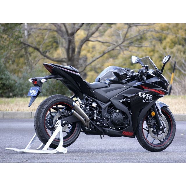 オーバーレーシング YZF-R25/MT-25 ツインチタンメガホン スリップオン 
