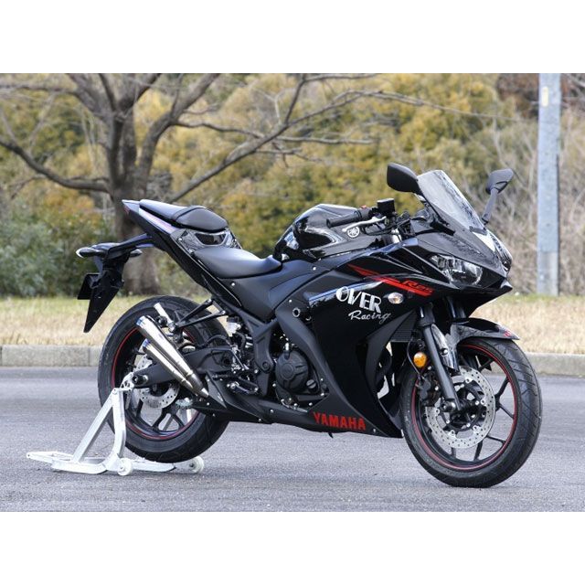 オーバーレーシング YZF-R25/MT-25 ツインチタンメガホン