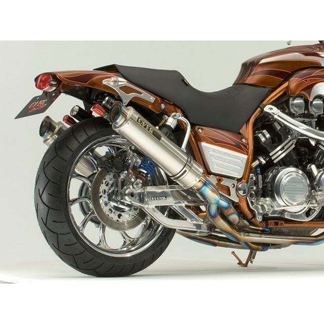 オーバーレーシング V-MAX1200 GP-PERFORMANCE フルチタンマフラー ツイン OVER RACING
