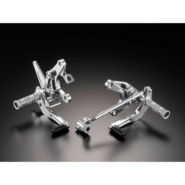 オーバーレーシング MONKEY バックステップ 4ポジション ドラム カラー シルバー OVER RACING