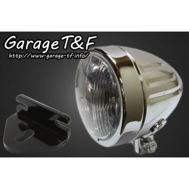 ガレージT&F 250TR 4インチスリムライト（ショート）スリットタイプ＆ライトステー（タイプE）キット T&F バイクの通販は