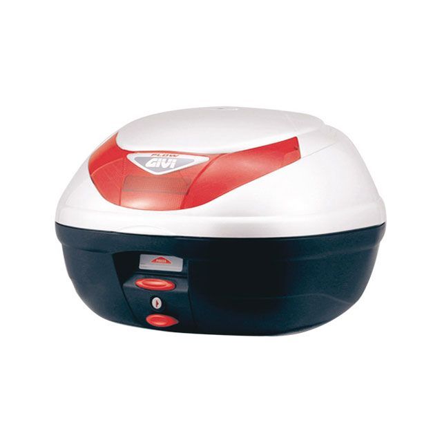 ジビ モノロックケース FLOWシリーズ（ストップランプ無し） タイプ パールホワイト塗装 GIVI バイクの通販は