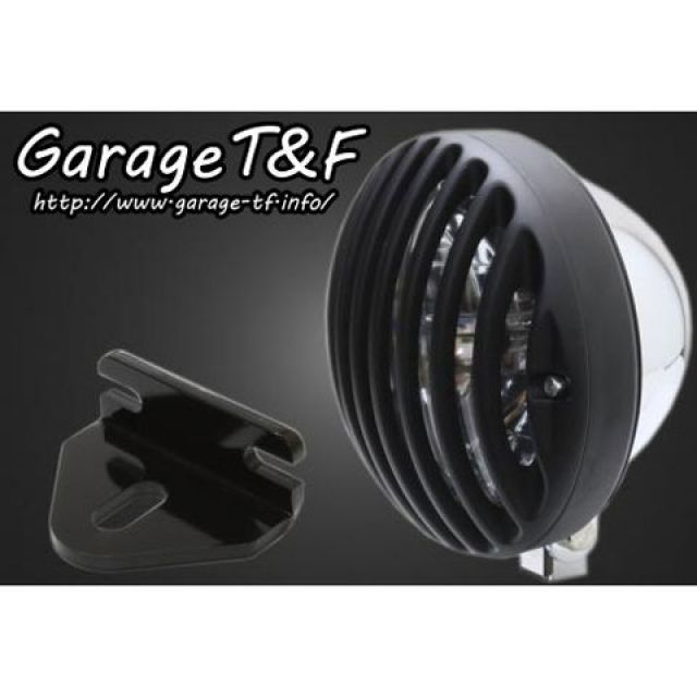 Garage T&F 5.75インチバードゲージヘッドライト とLEDバルブ