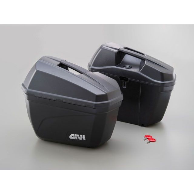 ジビ GSR250F 汎用 サイドケース E22シリーズ（左右1セット） E22ND/無塗装ブラック GIVI バイクの通販は