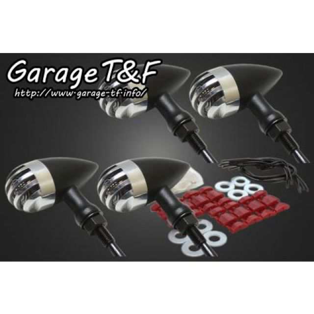ガレージT&F 250TR バードゲージウィンカータイプ2 ダークレンズ仕様 キット ウィンカー：ブラック ゲージ：ポリッシュ T&F バイクの通販は