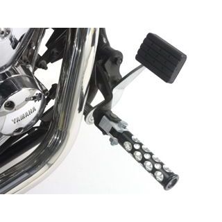 ガレージT&amp;F ドラッグスター250 コンバットフットペグ セット内容 フロント＆リアセット カラー 黒 T&amp;F_1