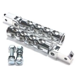 ガレージT&F ドラッグスター250 コンバットフットペグ セット内容 リアセット カラー メッキ T&F