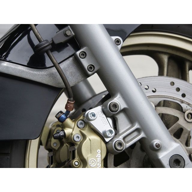 オーバーレーシング GPZ900R フロントキャリパーサポート ブレンボ4P/40mm用 OVER RACING
