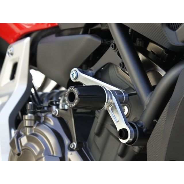 オーバーレーシング MT-07 エンジンスライダー カラー ブラック OVER RACING バイクの通販は