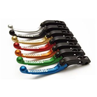 アコサット 汎用 ラジアルブレーキレバーLV005 16mm タイプ ロング カラー ブラック ACCOSSATO バイクの通販は